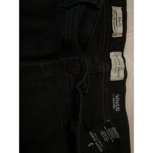 Scott James England Est 1984 Slim Fit Black Jeans Mens W34 L32 Stretch Denim